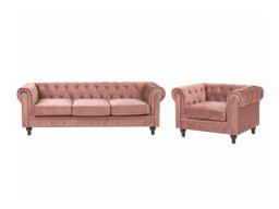 Комплект мягкой мебели Berwyn H110 (Розовый)