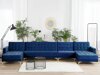 Stūra dīvāns Berwyn G115 (Tumši zils)