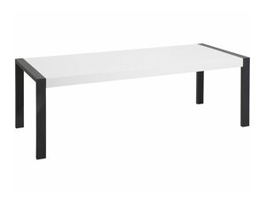 Τραπέζι Berwyn 943 (Άσπρο + Μαύρο)