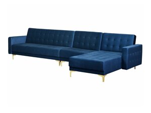 Stūra dīvāns Berwyn G116 (Tumši zils)