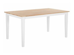Τραπέζι Berwyn 997 (Άσπρο + Ανοιχτό χρώμα ξύλου)