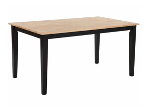 Τραπέζι Berwyn 997 (Μαύρο + Ανοιχτό χρώμα ξύλου)