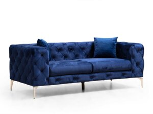 Chesterfield dīvāns Altadena 354 (Tumši zils)