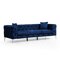 Divano chesterfield Altadena 356 (Blu scuro)