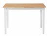 Τραπέζι Berwyn 1010 (Άσπρο + Ανοιχτό χρώμα ξύλου)