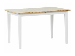 Τραπέζι Berwyn 1012 (Άσπρο + Ανοιχτό χρώμα ξύλου)