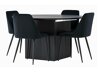 Conjunto de comedor Dallas 4276 (Negro)