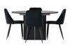 Conjunto de comedor Dallas 4276 (Negro)