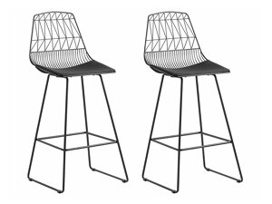 Комплект бар столове Berwyn 1119 (Черен)