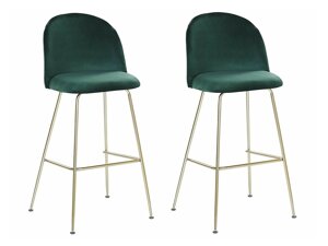 Комплект бар столове Berwyn 1137 (Зелен)
