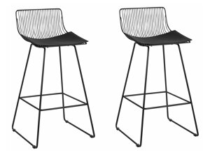 Комплект бар столове Berwyn 1154 (Черен)