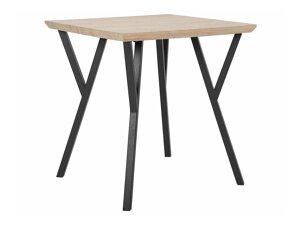 Τραπέζι Berwyn 1162 (Μαύρο + Ανοιχτό χρώμα ξύλου)