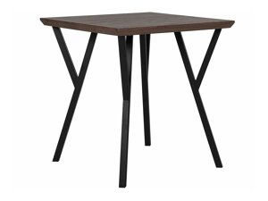 Τραπέζι Berwyn 1162 (Μαύρο + Σκούρο ξύλο)