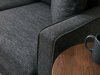 Fotelja Altadena 389 (Tamno sivo)
