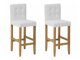 Baro kėdžių komplektas Berwyn 1178 (Balta)