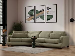 Kisebb egységekből álló, külön is használható kanapé Altadena 432 (Zöld)