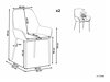 Kėdžių komplektas Berwyn 1295 (Juoda + Pilka)