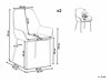 Kėdžių komplektas Berwyn 1295 (Juoda + Mėlyna)