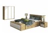 Set dormitor Parma C121 (Stejar Artisan + Alb)