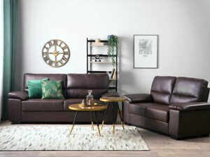 Комплект мека мебел Berwyn 1328 (Тъмнокафяв)