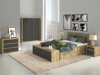 Schlafzimmer-Set Parma C112 (Artisan Eichenholzoptik + Grau)