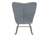 Sedia a dondolo Denton 1216 (Grigio)