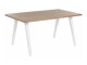 Τραπέζι Berwyn 1461 (Άσπρο + Ανοιχτό χρώμα ξύλου)