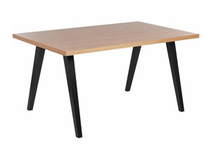 Τραπέζι Berwyn 1461 (Μαύρο + Ανοιχτό χρώμα ξύλου)