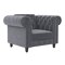 Chesterfield poltrona Tulsa 630 (Grigio)