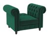 Chesterfield sillón Tulsa 630 (Verde oscuro)