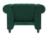Chesterfield sillón Tulsa 630 (Verde oscuro)