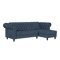 Chesterfield divano angolare Tulsa 622 (Blu)