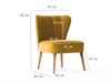 Fotelja Altadena 463 (Zlatno)