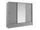 Kleiderschrank Fresno 100 (Grau)