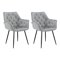 Set di sedie Denton 1230 (Grigio chiaro)