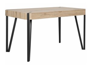 Τραπέζι Berwyn 1496 (Μαύρο + Ανοιχτό χρώμα ξύλου)