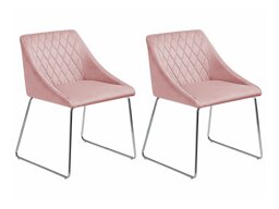 Krēslu komplekts Berwyn 1500 (Tumši rozā)