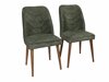 Kėdžių komplektas Kailua 1652 (Tamsi žalia)