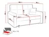 Dīvāns gulta Columbus 174 (Centauri 86 + Centauri 05)