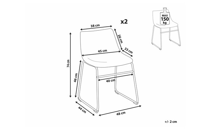 Krēslu komplekts 527671