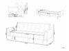 Kauč na razvlačenje Berwyn 1560 (Zelena)