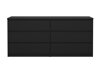 Komoda Tustin M107 (Matinė juoda)