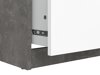 Komoda Tustin M109 (Sijaj bela + Barva betona)