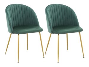 Καρέκλα Denton 1234 (Σκούρο πράσινο)