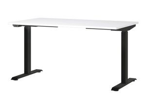 Állítható magasságú íróasztal Sacramento 415 (Fehér + Fekete)
