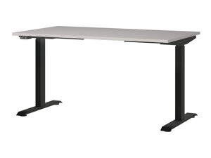 Dvižna pisalna miza Sacramento 415 (Svetlo siva + Črna)