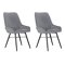 Set di sedie Denton 1237 (Grigio chiaro)