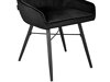 Conjunto de sillas Denton 1237 (Negro)