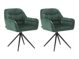 Conjunto de sillas Denton 1238 (Verde oscuro)