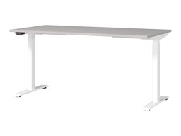 Állítható magasságú íróasztal Sacramento 416 (Világosszürke + Fehér)